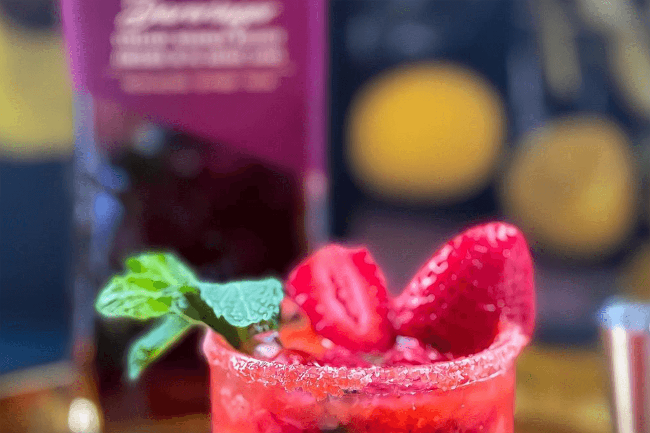 Mint Strawberry Whiskey Smash Cocktail - Rabbit Hole Distillery
