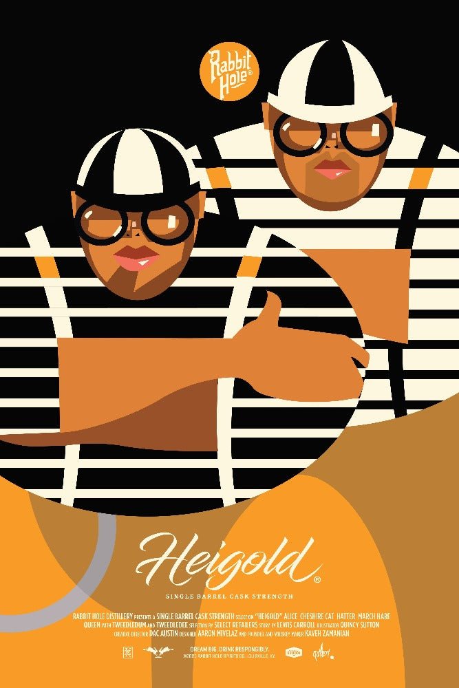 Tweedles Print by Quincy 24x36 - Rabbit Hole Distillery