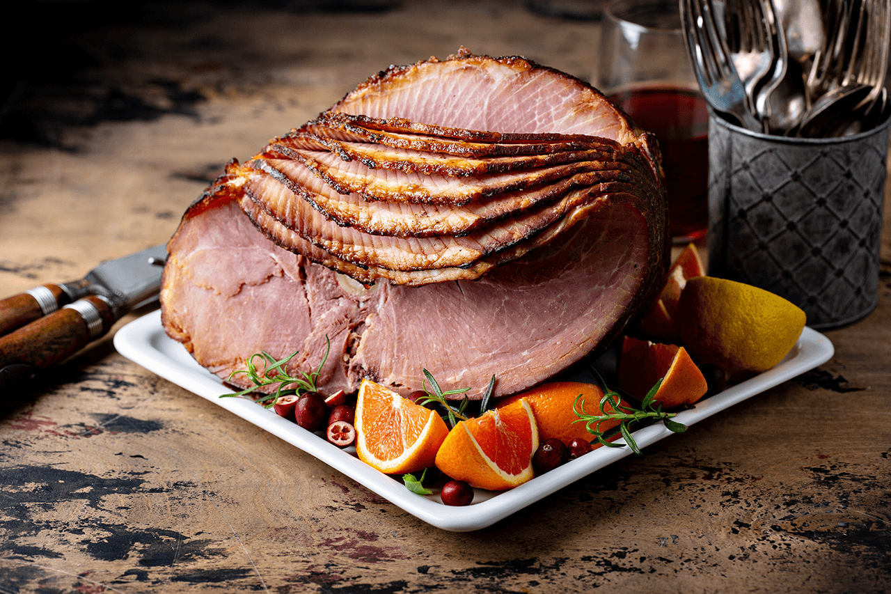 Bourbon Honey Glazed Easter Ham - Rabbit Hole Distillery