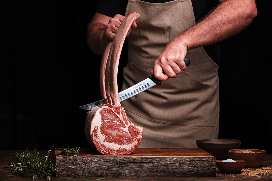 Bourbon-Infused Moose Steak with Wild Rice and Porcini Mushrooms - Rabbit Hole Distillery