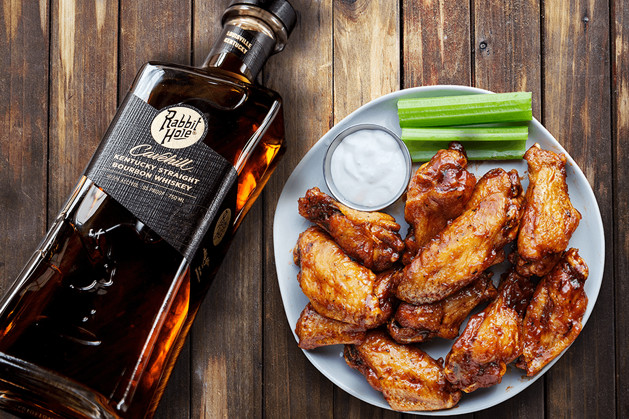 The Best Bourbon Buffalo Chicken Wings - Rabbit Hole Distillery