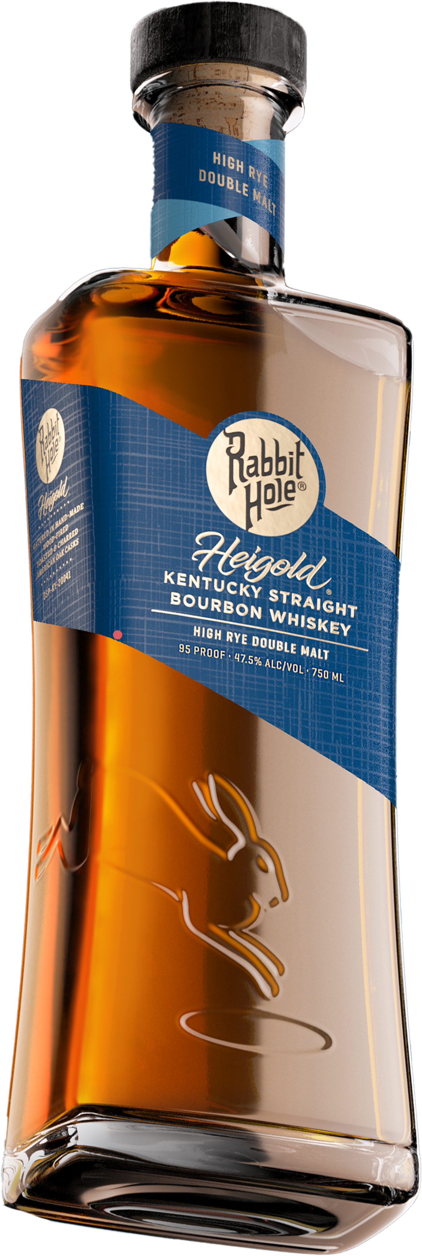 Rabbit Hole Rabbit Hole Heigold High Rye Double Malt Kentucky Straight Bourbon Whiskey 750 ml, 95 Proof — product image