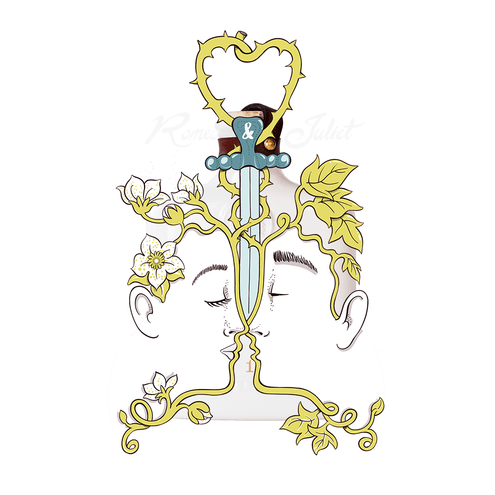 Sonia Romeo and Juliet Sticker - Rabbit Hole Distillery
