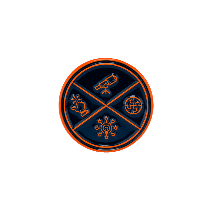 4 Corners Enamel Pin - Rabbit Hole Distillery