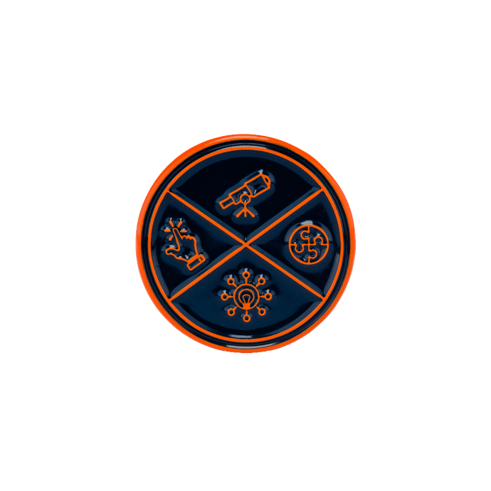 4 Corners Enamel Pin - Rabbit Hole Distillery