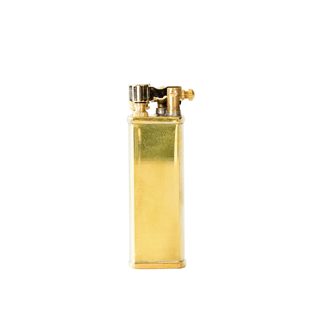 Tsubota Bolbo Petrol Lighter in Brass - [Bourbon and Whiskey]