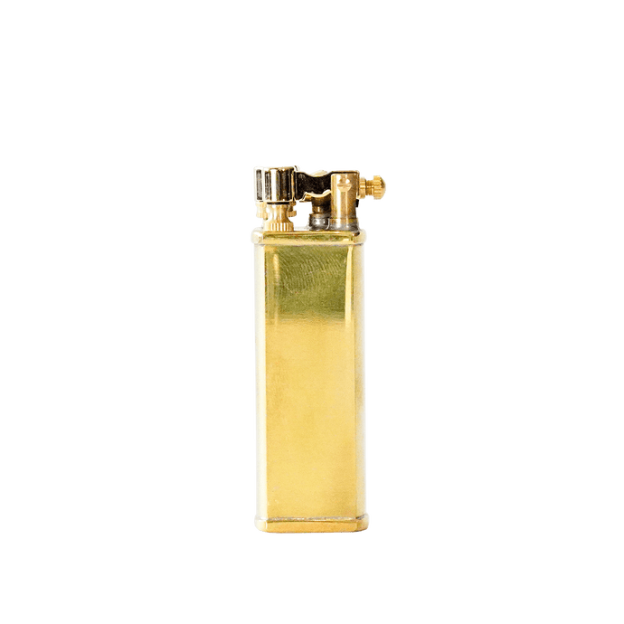 Tsubota Bolbo Petrol Lighter in Brass - [Bourbon and Whiskey]
