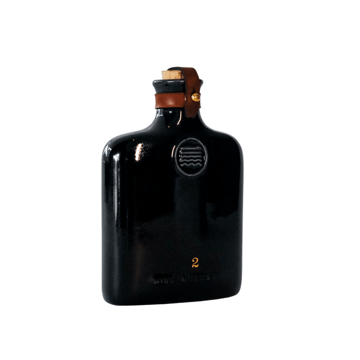 Misc. Goods Co. Ceramic Flask in Black - [Bourbon and Whiskey]