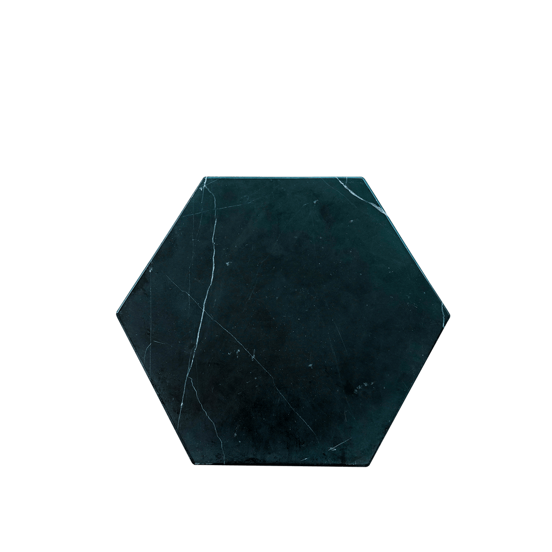 Fort Standard Marble Trivet Hexagon in Black - [Bourbon and Whiskey]