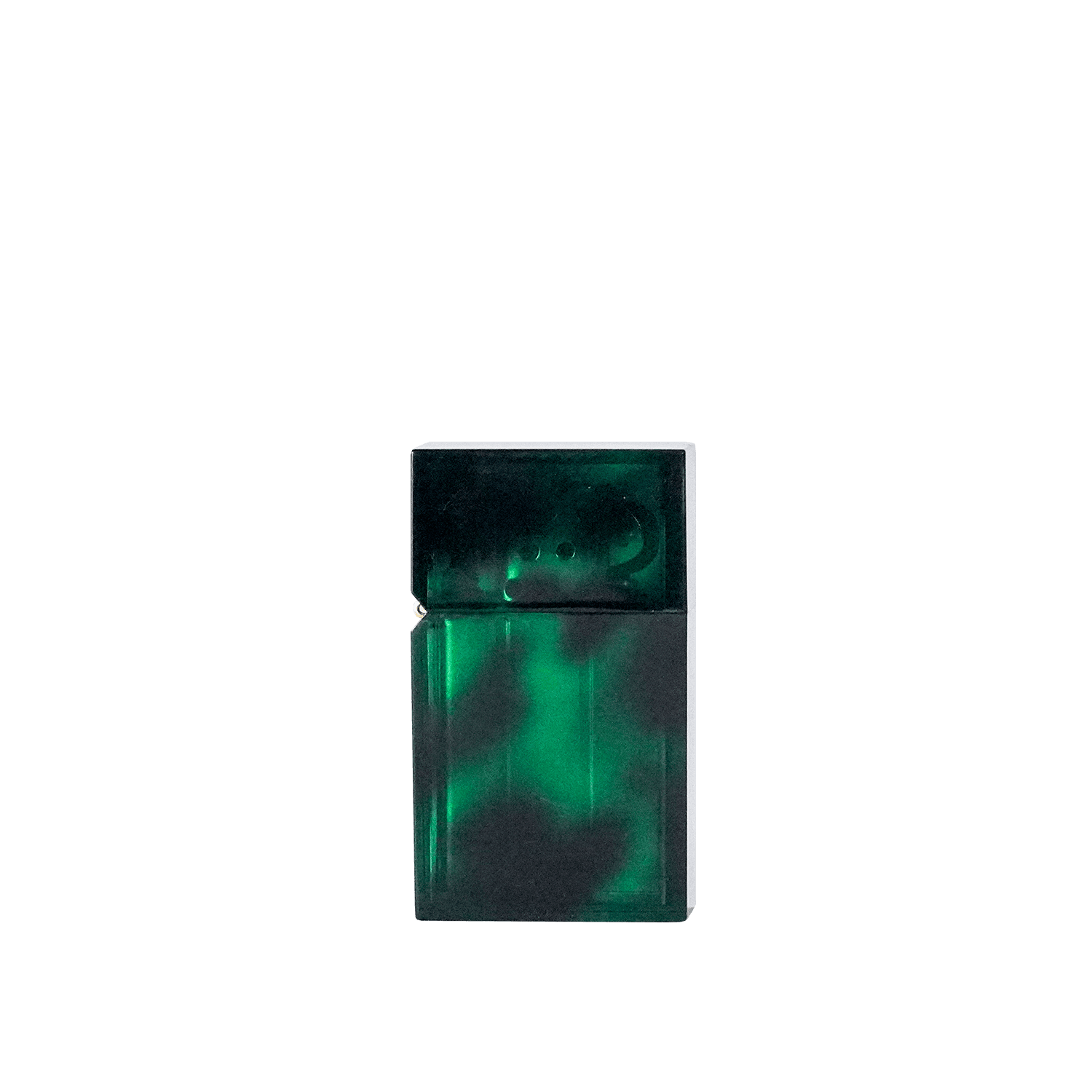 Tsubota Hard Edge Marble Lighter in Green Tortoise - [Bourbon and Whiskey]