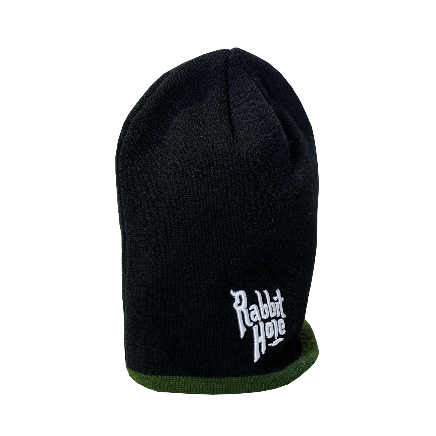 Rabbit Hole Black Beanie - [Bourbon and Whiskey]