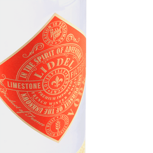 Label of Liddel Vodka on bottle