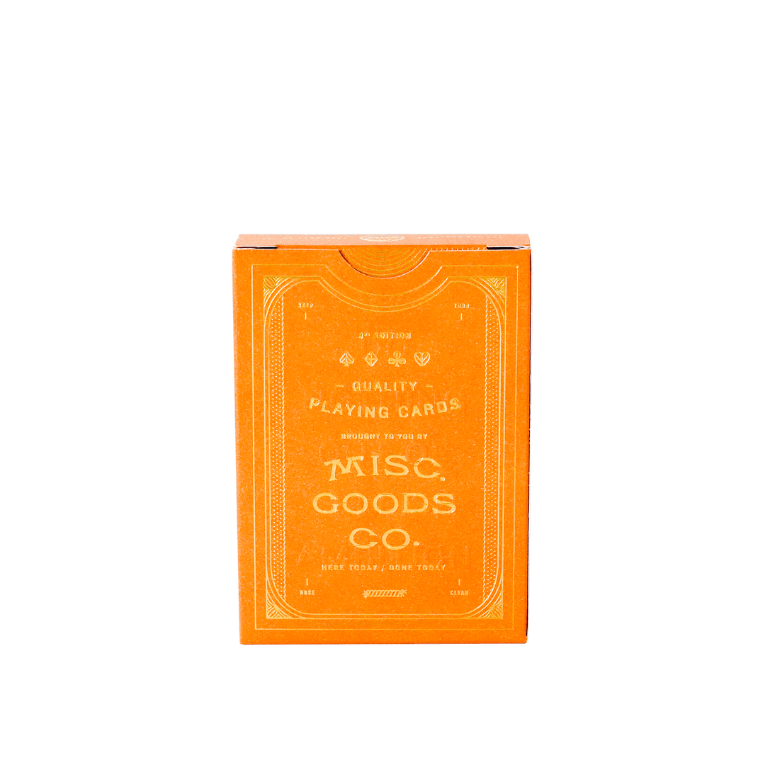 (Sandstone) Misc. Goods Co. Playing Cards - [Bourbon and Whiskey]