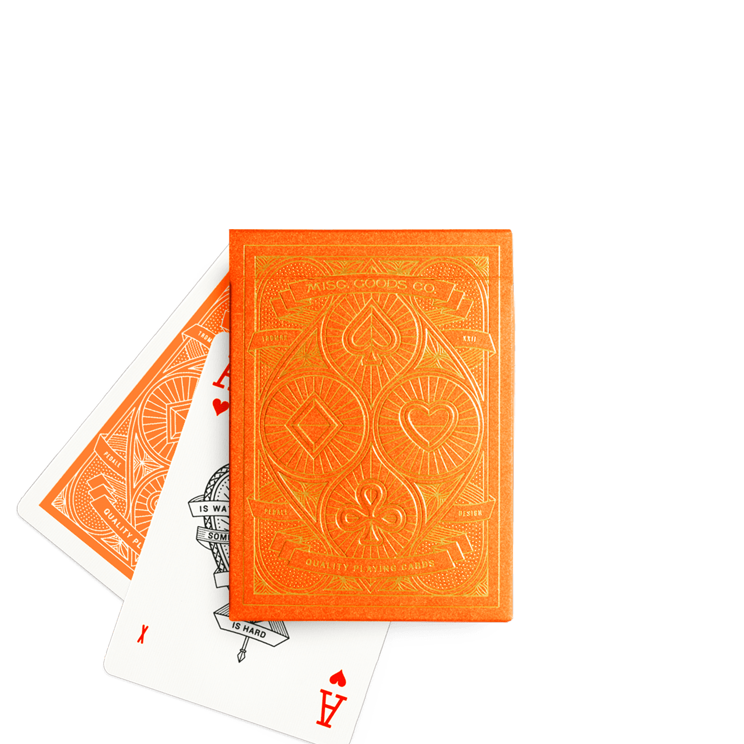 (Sandstone) Misc. Goods Co. Playing Cards - [Bourbon and Whiskey]
