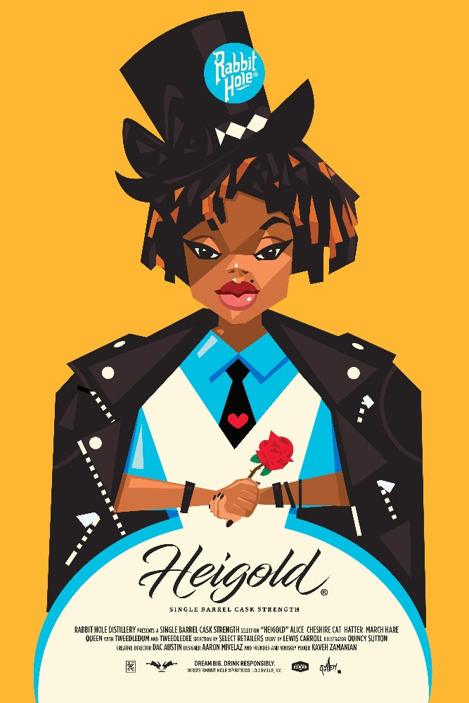 Alice Print by Quincy 24x36 - Rabbit Hole Distillery