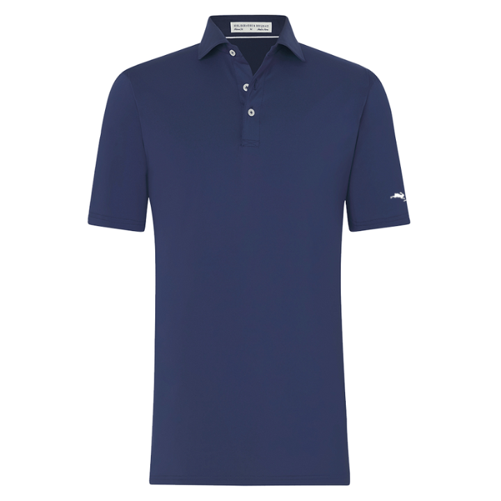 Anderson Polo Shirt in Navy - Rabbit Hole Distillery