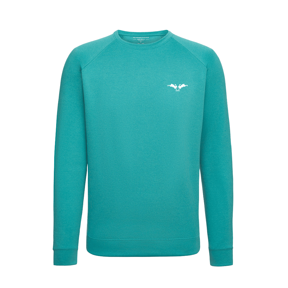 Betts Pullover in Heathered Shamrock - Rabbit Hole Distillery