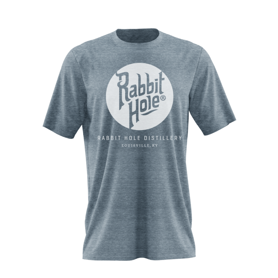 Brandmark Shirt Indigo - Rabbit Hole Distillery