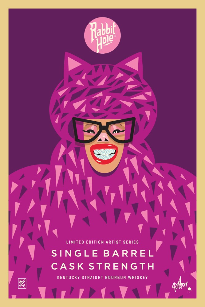 Cheshire Cat by Quincy Print 12"x18" - Rabbit Hole Distillery