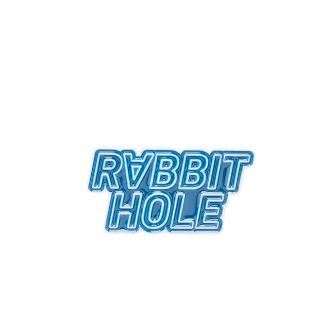 Going Down Enamel Pin - Rabbit Hole Distillery