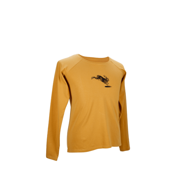 Illustrated Long Sleeve Gold