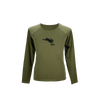 Illustrated Long Sleeve Olive