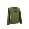 Illustrated Long Sleeve Olive