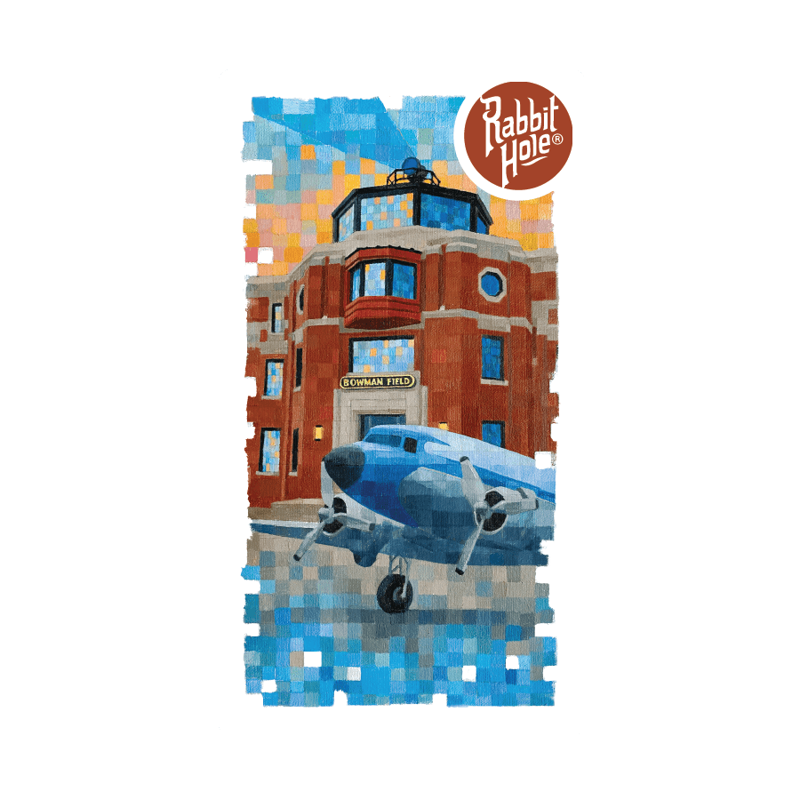 Landmarks Bowman Field Sticker - Rabbit Hole Distillery