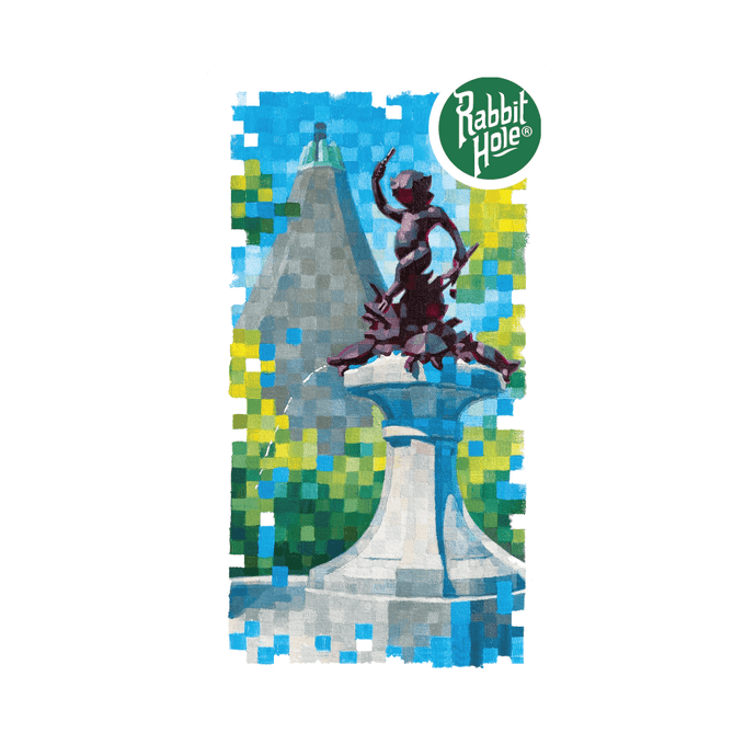 Landmarks Hogan's Fountain Sticker - Rabbit Hole Distillery