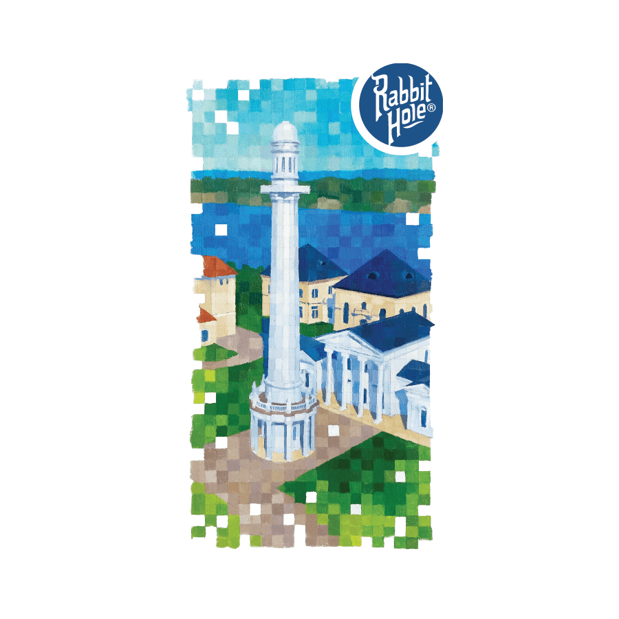 Landmarks Water Tower Sticker - Rabbit Hole Distillery
