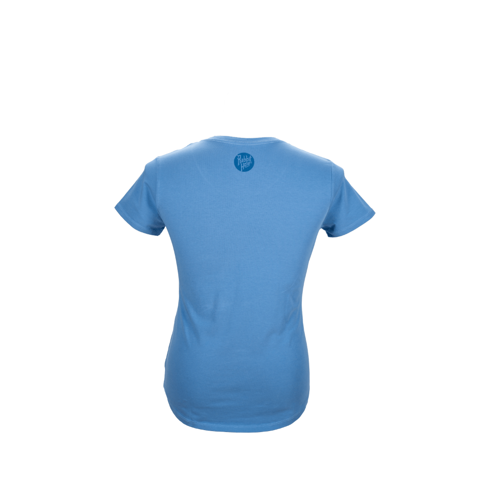 Mod Rabbit Scoop Neck Blue - Rabbit Hole Distillery
