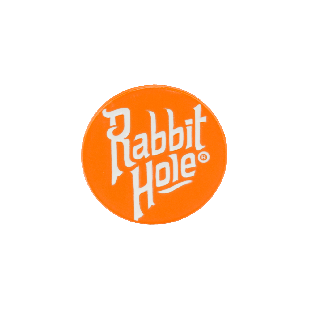 Orange Logo Enamel Pin - Rabbit Hole Distillery