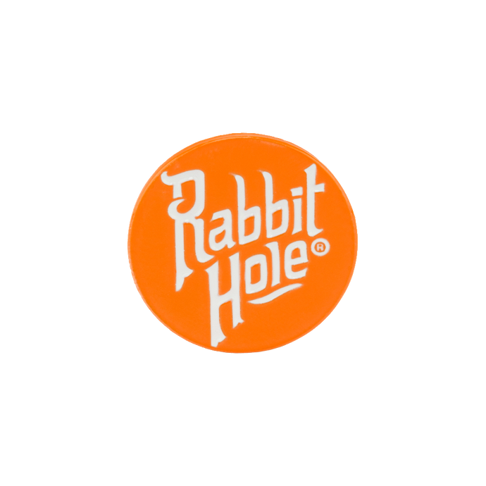 Orange Logo Enamel Pin - Rabbit Hole Distillery