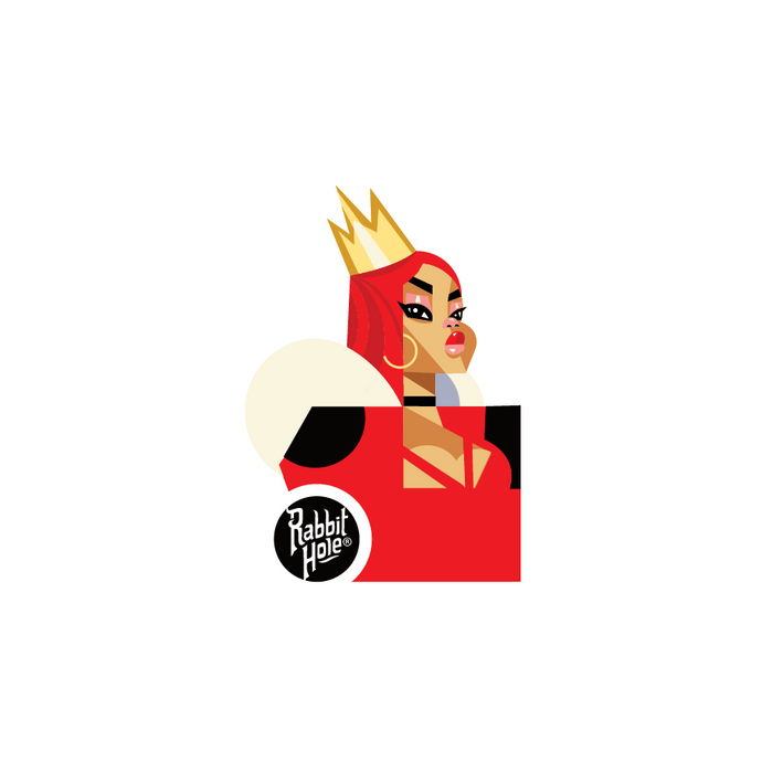 Queen by Quincy Sticker - Rabbit Hole Distillery
