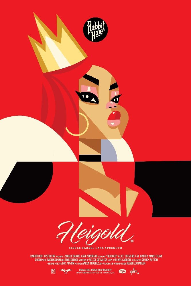Queen Print by Quincy 24x36 - Rabbit Hole Distillery
