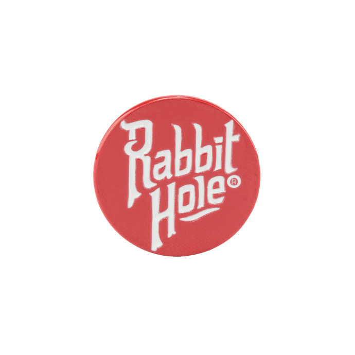 Red Logo Enamel Pin - Rabbit Hole Distillery