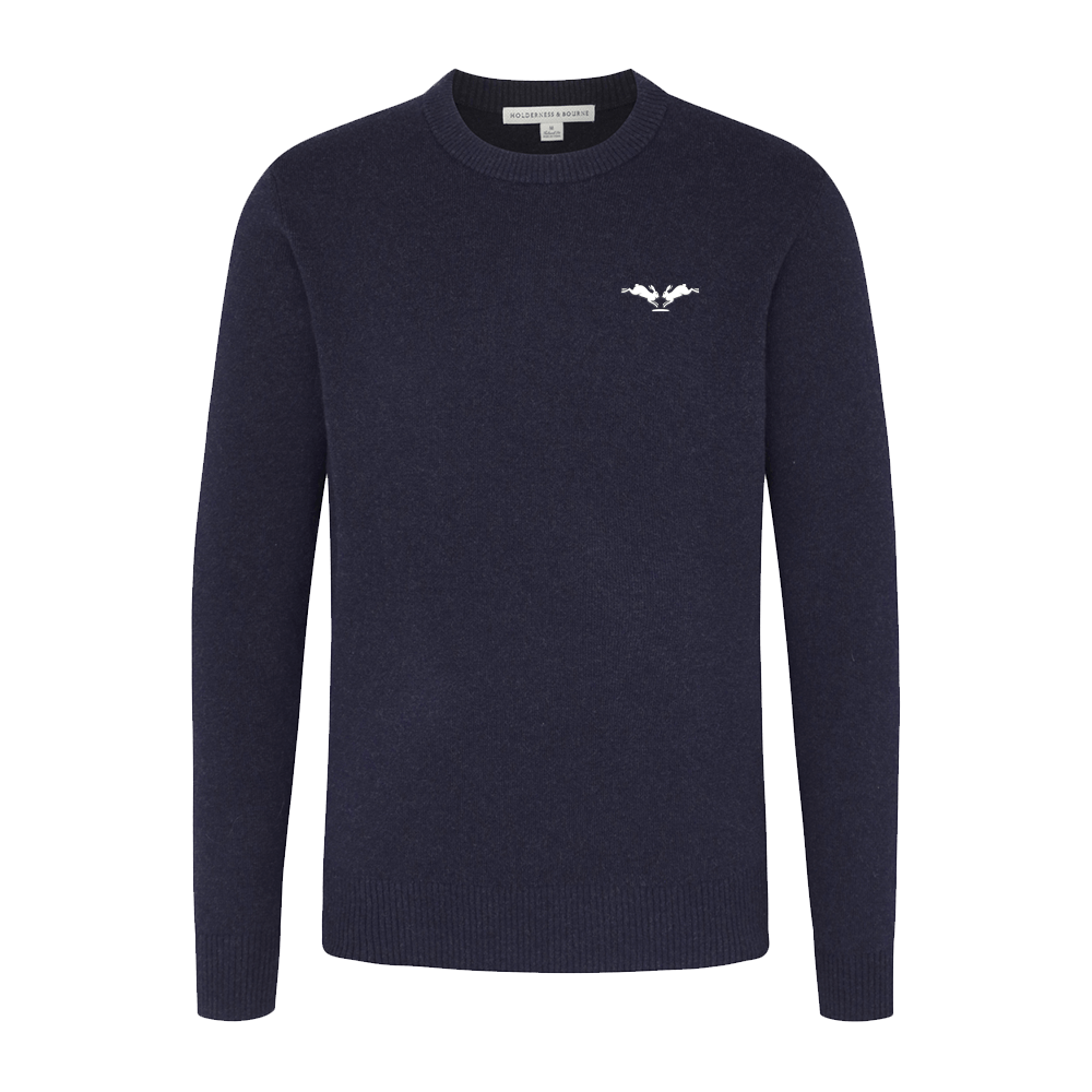 Sargent Sweater in Navy - Rabbit Hole Distillery
