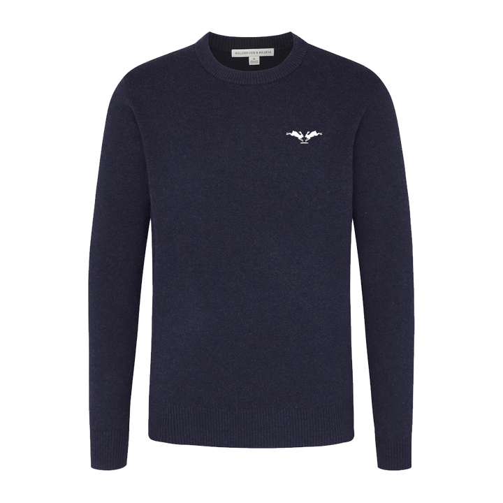 Sargent Sweater in Navy - Rabbit Hole Distillery