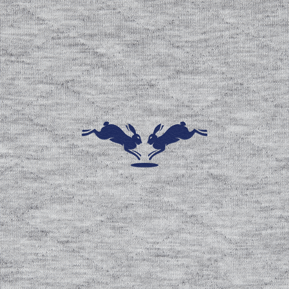 Sullivan Pullover in Gray and Navy - Rabbit Hole Distillery