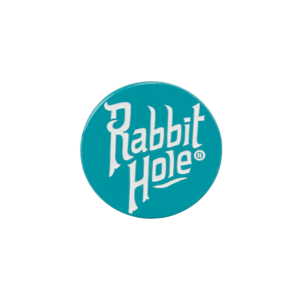 Teal Logo Enamel Pin - Rabbit Hole Distillery