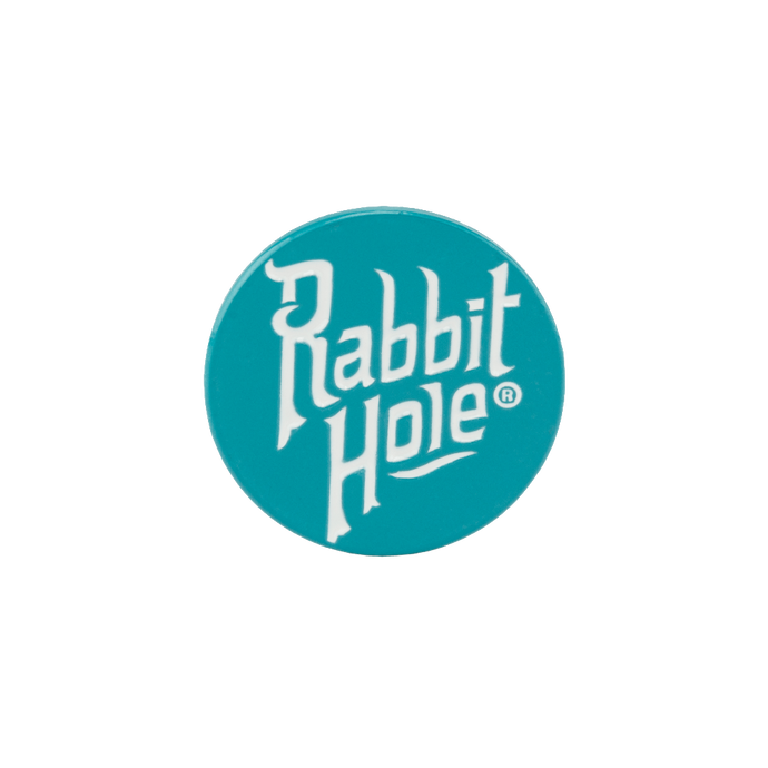 Teal Logo Enamel Pin - Rabbit Hole Distillery