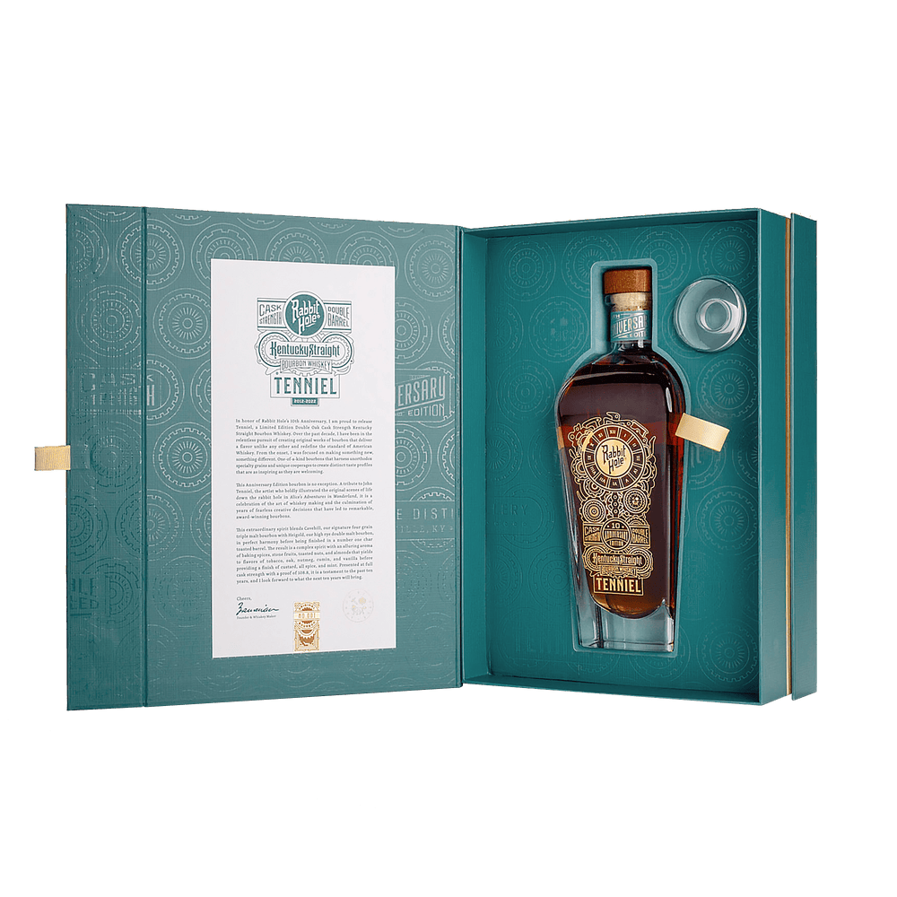 Tenniel 10 Year Anniversary Bottle - Rabbit Hole Distillery