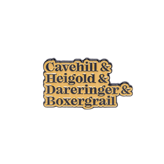 Whiskey List Enamel Pin - Rabbit Hole Distillery