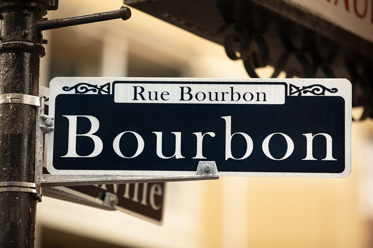bourbon street new orleans bourbon whiskey